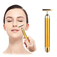 24K Gold Energy Beauty Bar Electric Facial Massage Roller⭐⭐⭐⭐